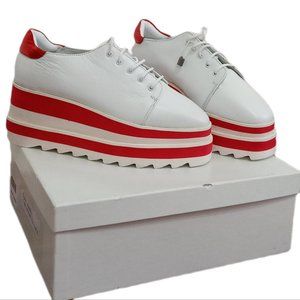 Platform Leather Sneakers NEW